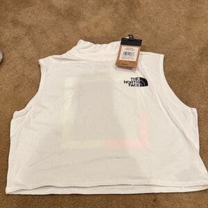 The North Face Women's White Muscle Tee